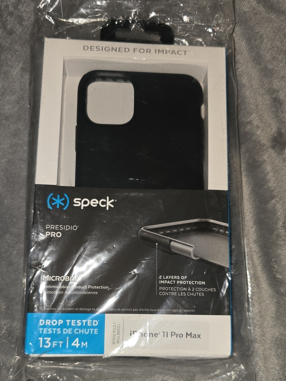 NIB NWT Speck Presidio Pro Black Phone Case for iPhone 11 Pro Max